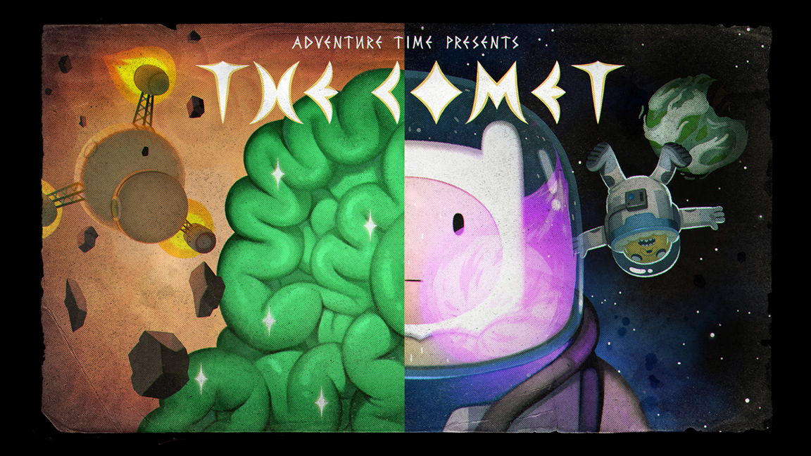 Adventure Time Title Card Paintings Original Designs By Various